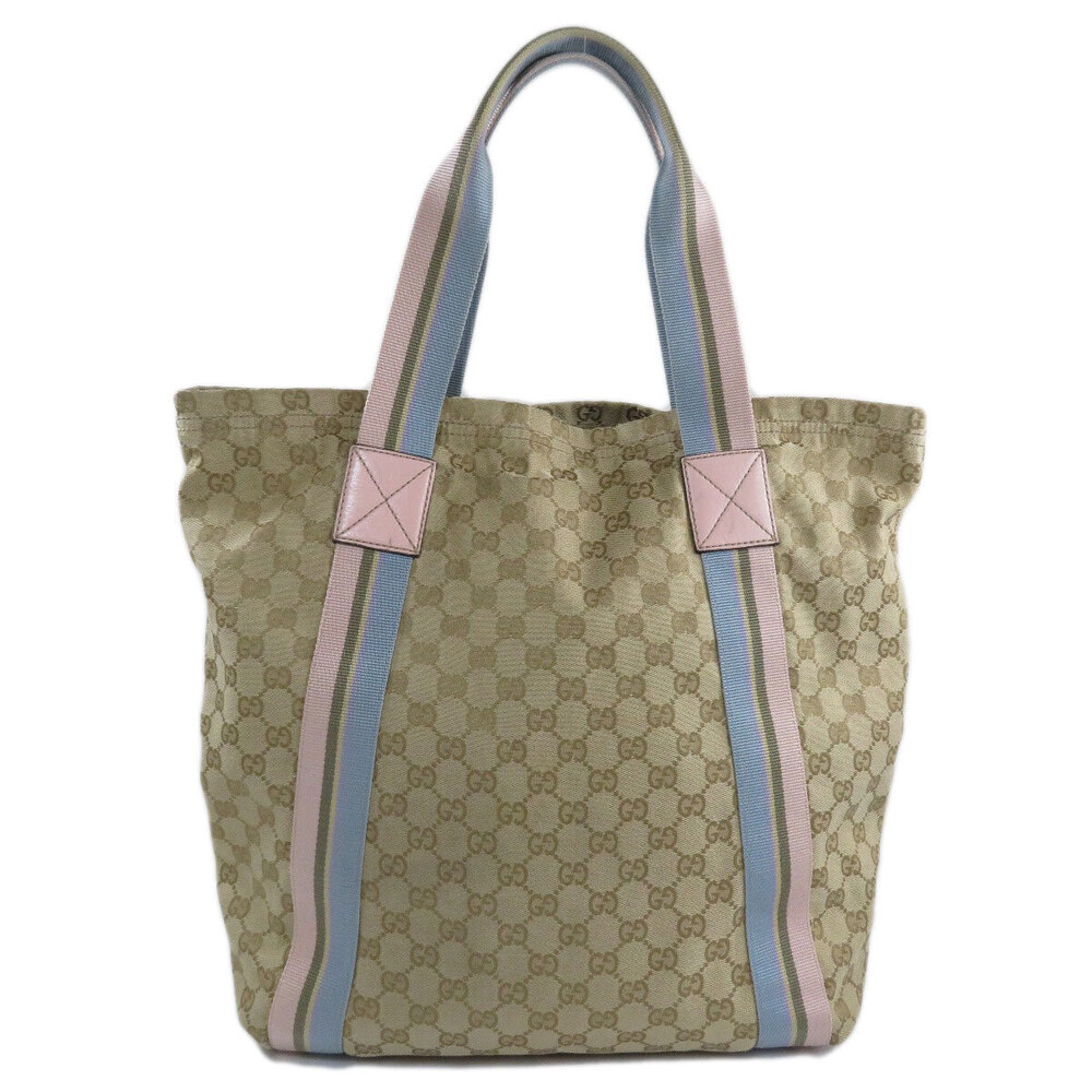 Gucci Original blue bag GG leather light tote canvas